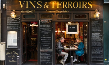 A restaurant in the Saint Germain district of Paris