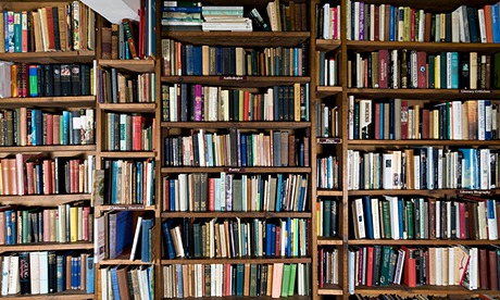 Books On Shelf In Bookshop