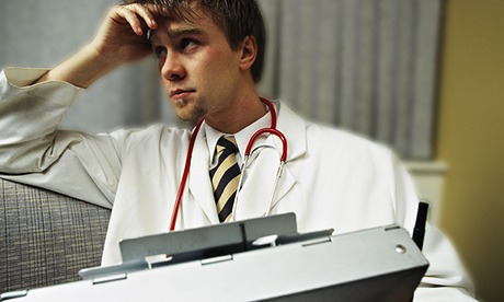 Doctor with clipboard