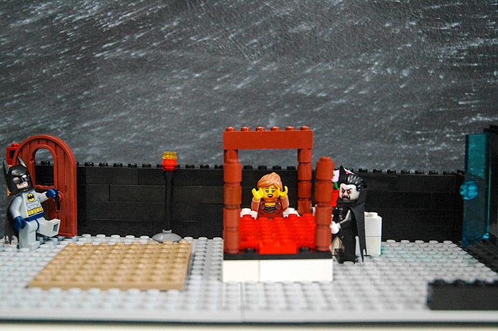 Lego scenes: Dracula's bedchamber
