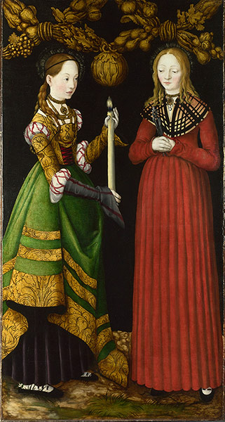 Strange Beauty: Saints Genevieve and Apollonia