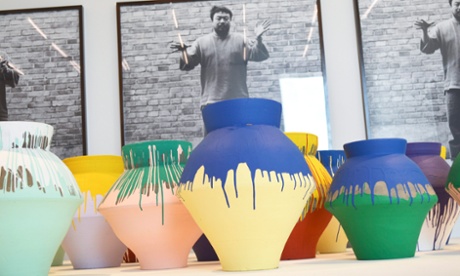 Ai Weiwei vases