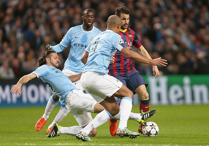 sport.: Manchester City v FC Barcelona