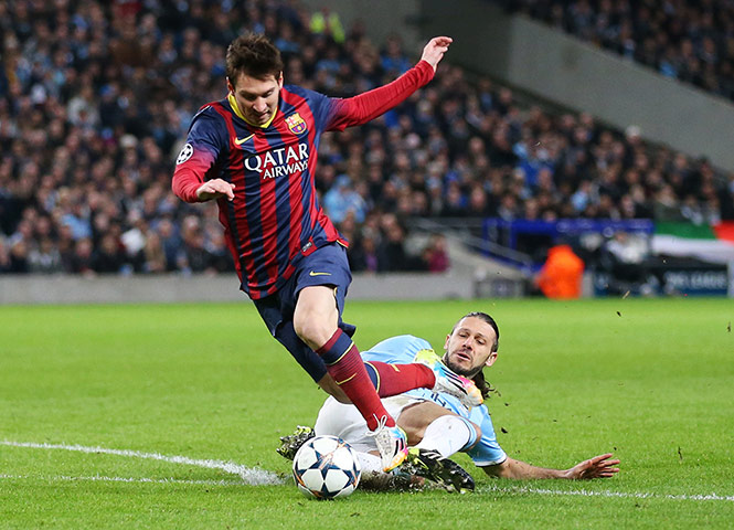 sport...: Manchester City v FC Barcelona
