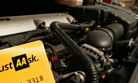 AA towed broken down truck back to garage