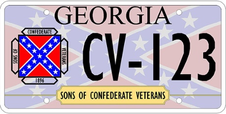 Georgia license plate