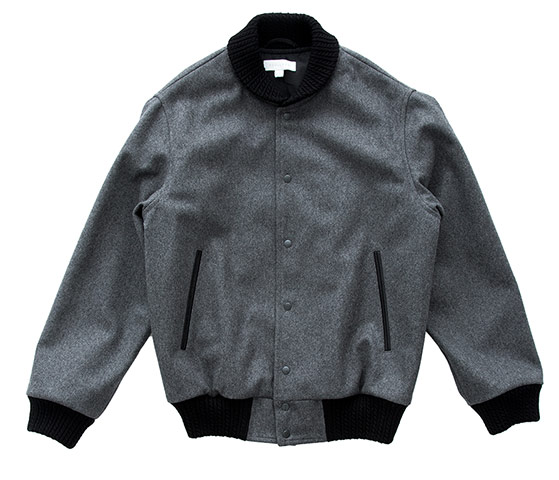 Wish list: Men's bombers: Grey wool