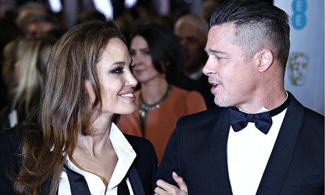 Angelina Jolie and Brad Pitt at the Baftas