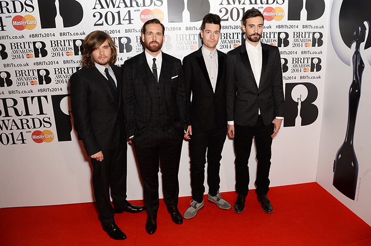 Brit Awards red carpet: Bastille