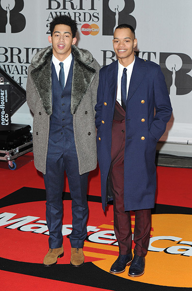 Brit Awards red carpet: Rizzle Kicks