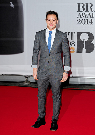Brit Awards red carpet: Tom Daley