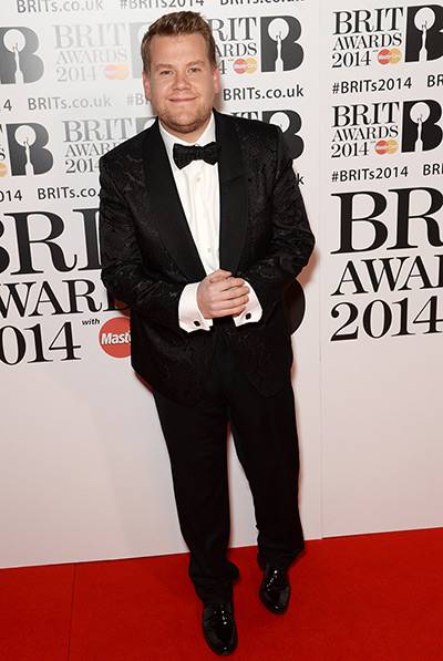 Brit Awards red carpet: James Corden