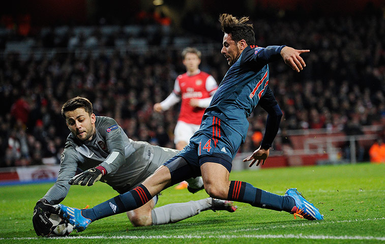 footy: Arsenal v Bayern Munich