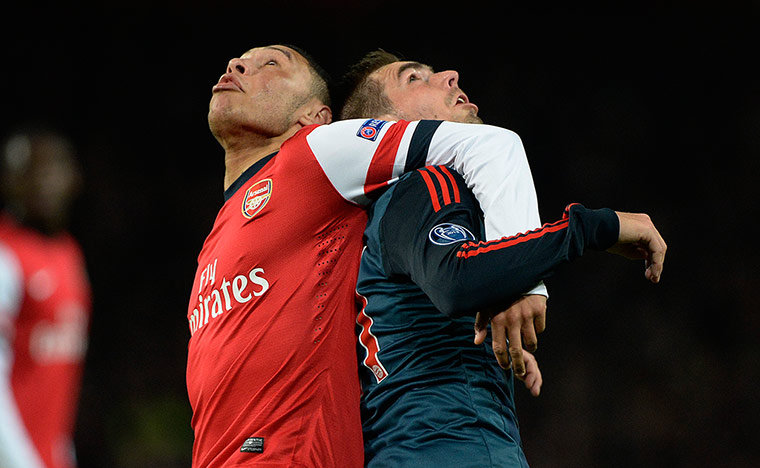 footy: Arsenal v Bayern Munich