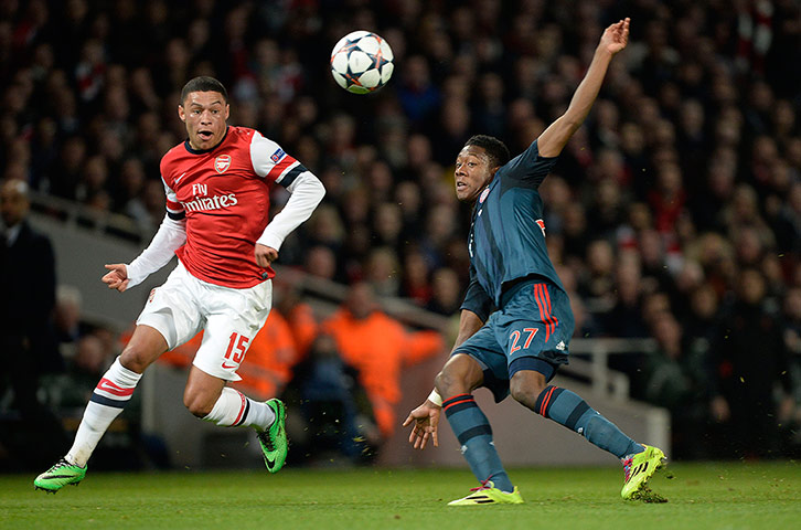 footy: Arsenal v Bayern Munich