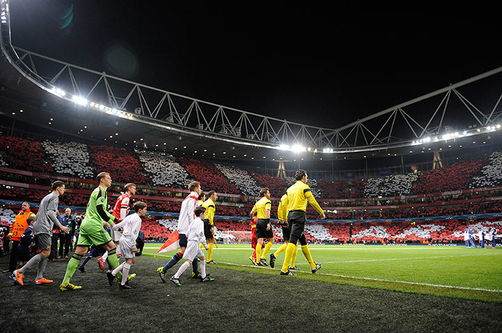 footy-: Arsenal v Bayern Munich