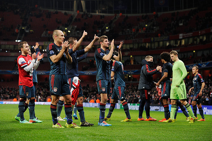 footy--: Arsenal v Bayern Munich