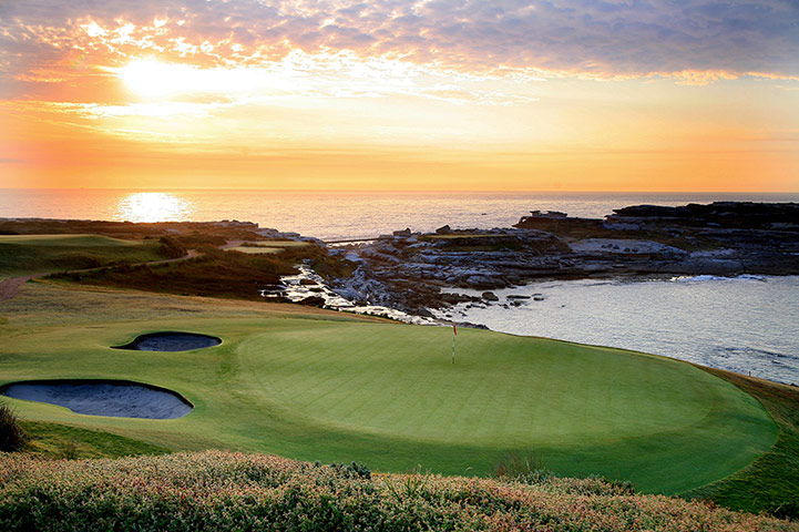 Australia costal: Australia: view of Botany Bay from NSW Golf Club, Sydney