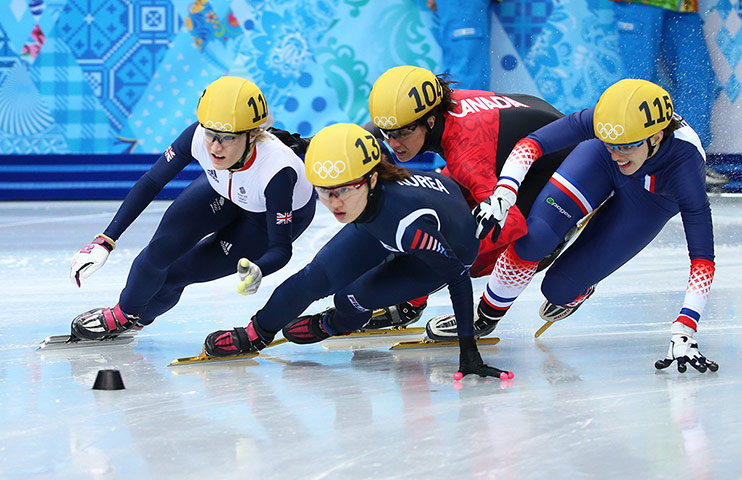 christie: Short Track Speed Skating - Winter Olympics Day 14