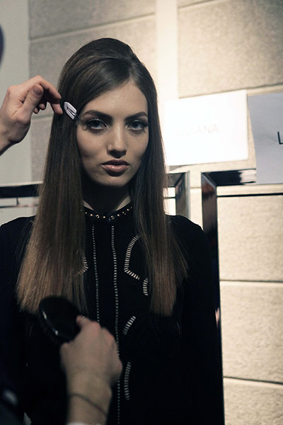 Versace: Backstage at Versace