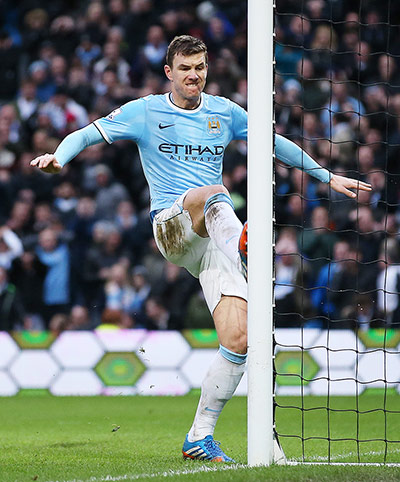 saturday's games: Edin Dzeko reacts