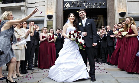 Couple in UK’s first Scientology church wedding