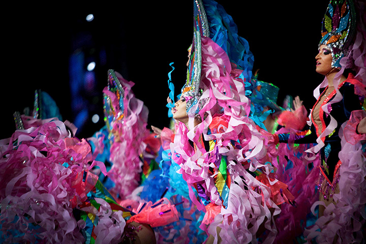 weekend in pictures: Dancers perform during the annual carnival in Santa Cruz de Tenerife