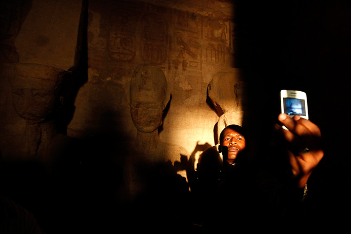 weekend in pictures:  the inner sanctum of the temple of Abu Simbel