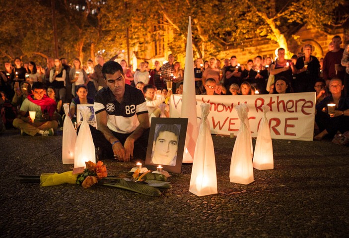 Light The Dark: The vigil at Sydney Town Hall Square