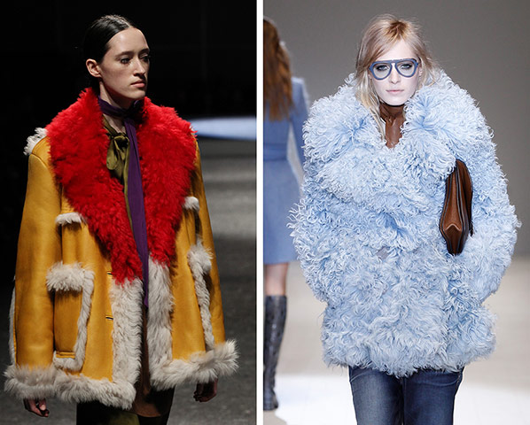 milan 10 trends: <strong>Shearling</strong><br/>Top of the outerwear hit list for winter 201