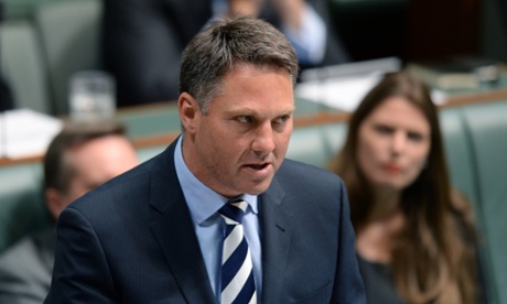 Shadow Immigration minister Richard Marles speaks during question time in the House of Representatives at Parliament House in Canberra, Tuesday, Feb. 25, 2014.