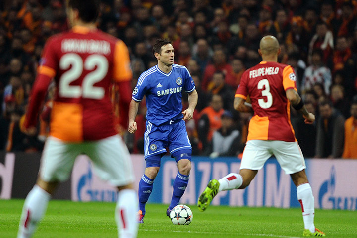 galatasary v chelsea: Chelsea's Frank Lampard 