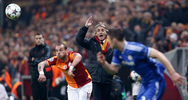 galatasary v chelsea: Roberto Mancini