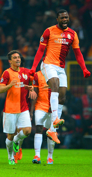 galatasary v chelsea: Chedjou celebrates