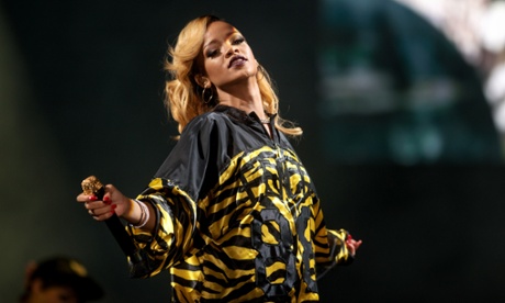 Rihanna at T in the Park festival 2013