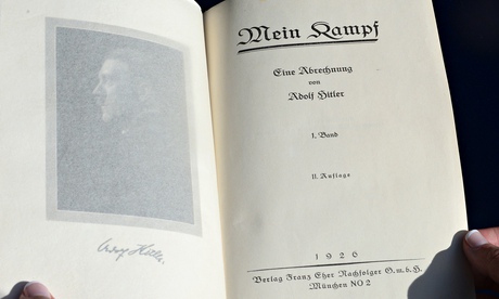 One of two rare copies of Mein Kampf signed by Adolf Hitler