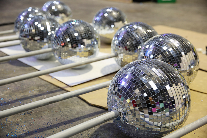 Mardi Gras 2014: Sydney Mardi Gras 2014 Float preparation