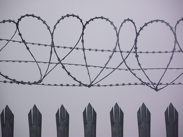 Your Pictures - Heart: Heart shaped wire in scrapyard