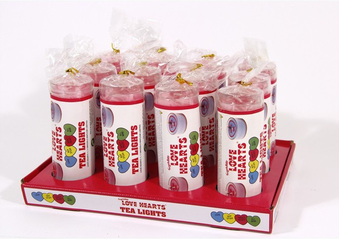 Valentine's day gifts: Love Heart tea lights
