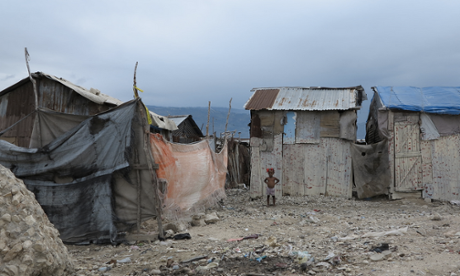 A child in one of Haiti's slum. 