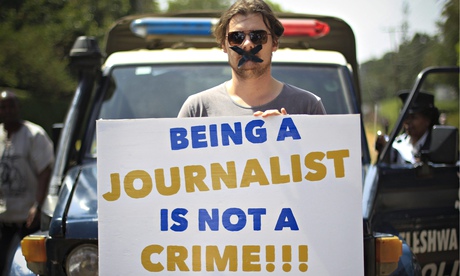Kenya protest against Egypt jailing of Al-Jazeera journalist