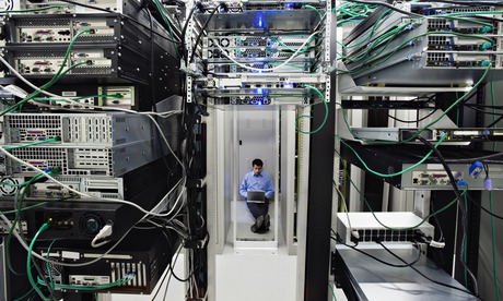 Computer Technician in Server Room