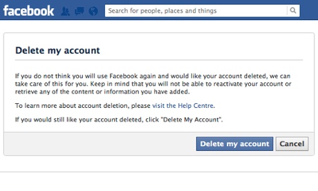 How to delete your Facebook account