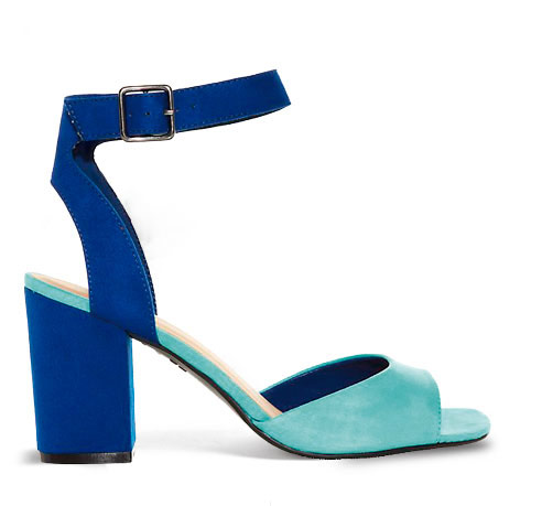 Wish list: Blue and turquoise shoe from New Look