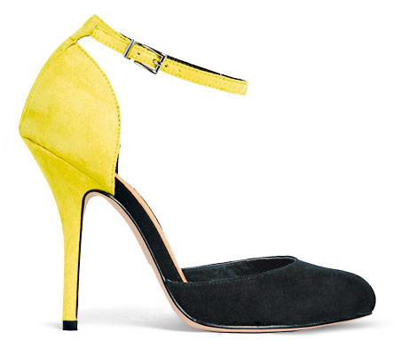 Wish list: Yellow and black shoe from asos.com