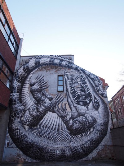 Phlegm murals: Phlegm mural, Oslo, Norway