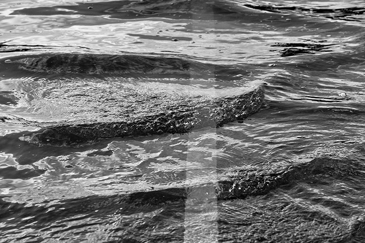 Somerset floods: Waves in the middle of the road