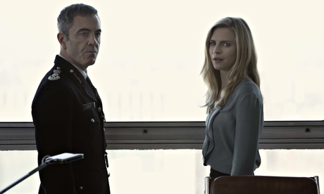 Babylon: James Nesbitt as Richard Miller and Brit Marling as Liz Garvey.