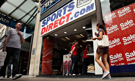 A Sports Direct store on Oxford Street, London