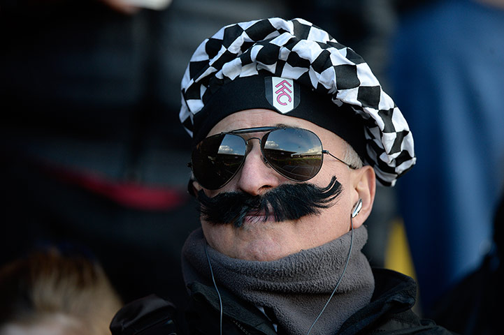 fulham v chelsea: Fulham fan